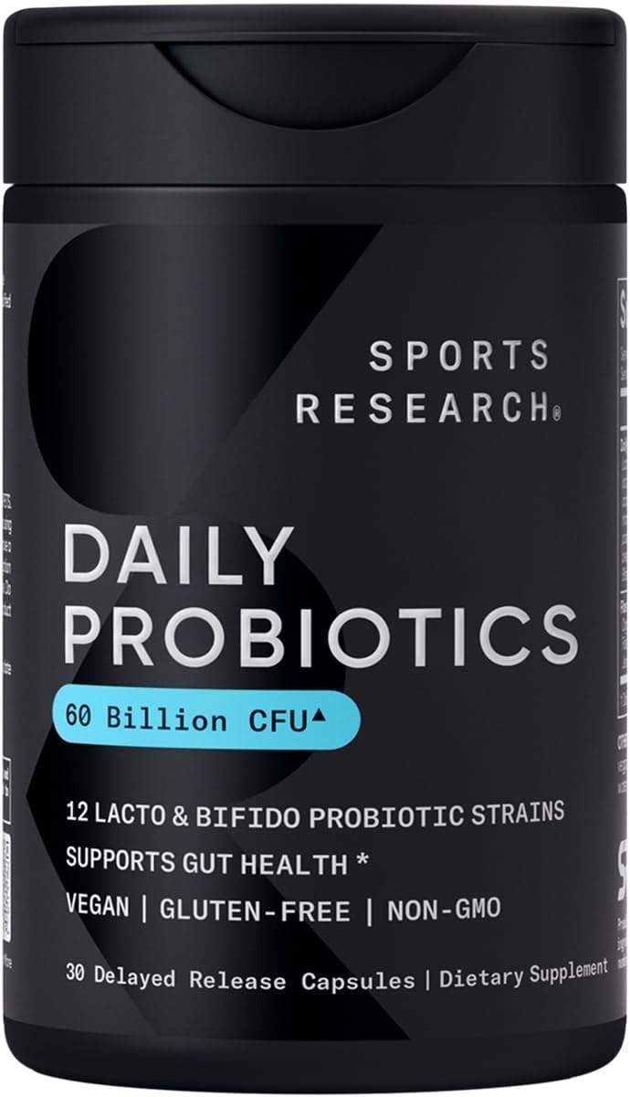Sports Research Daily Probiotics 60 Billion CFU